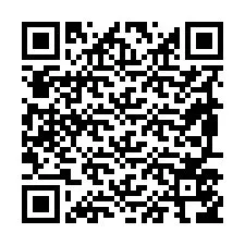 Código QR para número de teléfono +19897556731