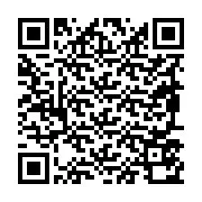 Código QR para número de teléfono +19897570314