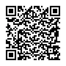 Código QR para número de teléfono +19897571850