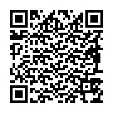 Codice QR per il numero di telefono +19897574846