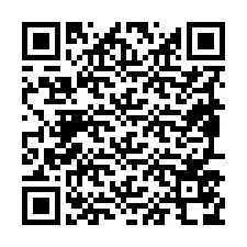 Código QR para número de teléfono +19897578749