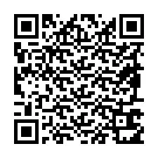 QR-koodi puhelinnumerolle +19897611019