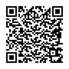 Codice QR per il numero di telefono +19897611486