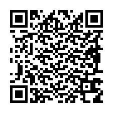 Código QR para número de teléfono +19897618036