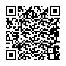 Codice QR per il numero di telefono +19897640137