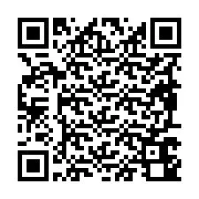 Código QR para número de teléfono +19897640152