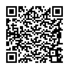 Codice QR per il numero di telefono +19897640154