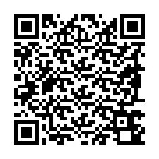 Codice QR per il numero di telefono +19897640478