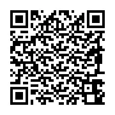 Código QR para número de teléfono +19897640804