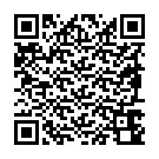 QR Code pour le numéro de téléphone +19897640848