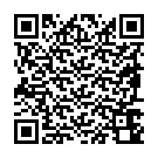 Código QR para número de teléfono +19897640958