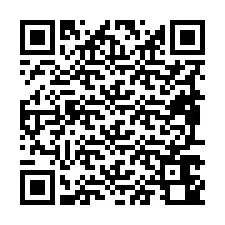Código QR para número de teléfono +19897640963