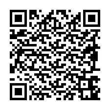 Código QR para número de teléfono +19897641028