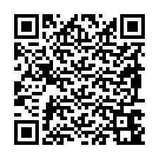 Código QR para número de teléfono +19897641064