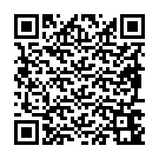 QR код за телефонен номер +19897641216