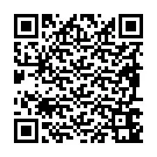 Código QR para número de teléfono +19897641252