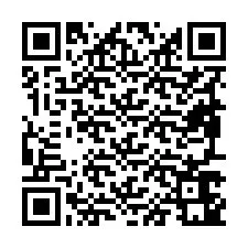 Código QR para número de teléfono +19897641907