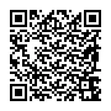 Código QR para número de teléfono +19897641965