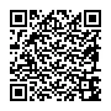 QR код за телефонен номер +19897642009