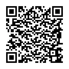 QR-koodi puhelinnumerolle +19897642164