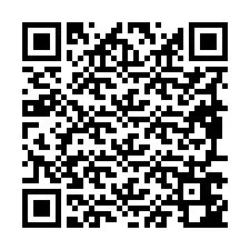 QR Code pour le numéro de téléphone +19897642212