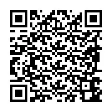 Código QR para número de teléfono +19897642276