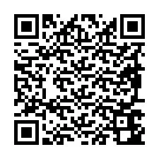 QR-koodi puhelinnumerolle +19897642316