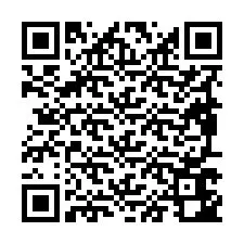 Código QR para número de teléfono +19897642342