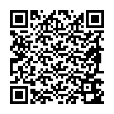 Codice QR per il numero di telefono +19897642359