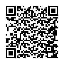 Código QR para número de teléfono +19897642399