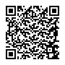 QR kód a telefonszámhoz +19897642710