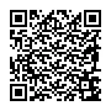 Código QR para número de teléfono +19897643504