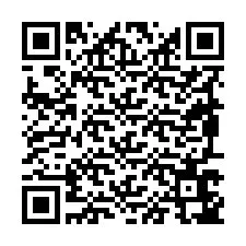 QR-koodi puhelinnumerolle +19897647544