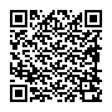 Código QR para número de telefone +19898220282