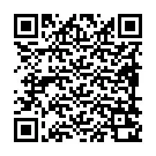 QR-code voor telefoonnummer +19898220426