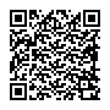 Kode QR untuk nomor Telepon +19898220606