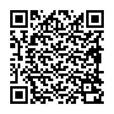 Código QR para número de telefone +19898220642