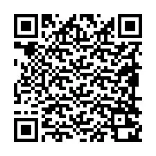 QR Code pour le numéro de téléphone +19898220678