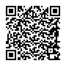 Código QR para número de telefone +19898220915