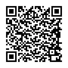Codice QR per il numero di telefono +19898220972