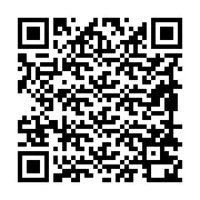 Codice QR per il numero di telefono +19898220985