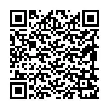 Codice QR per il numero di telefono +19898221011