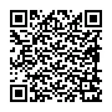 QR-code voor telefoonnummer +19898221046