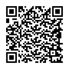 Kode QR untuk nomor Telepon +19898221098