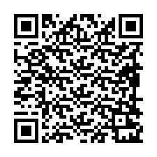 Codice QR per il numero di telefono +19898221256