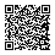 QR-code voor telefoonnummer +19898221313