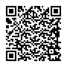 QR-koodi puhelinnumerolle +19898221492