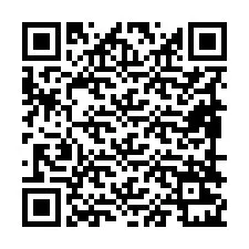 Kode QR untuk nomor Telepon +19898221617