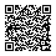 QR Code pour le numéro de téléphone +19898222042