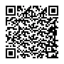 QR-koodi puhelinnumerolle +19898222273